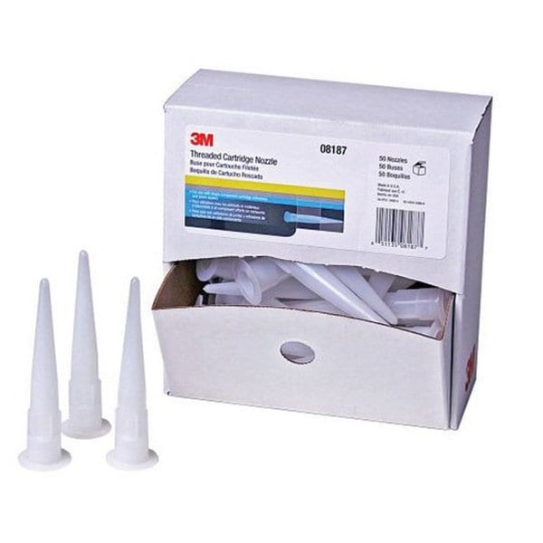 3M 08187, THREADED CARTRIDGE NOZZLE, 50/CAR, 50PK 7010328467 - main